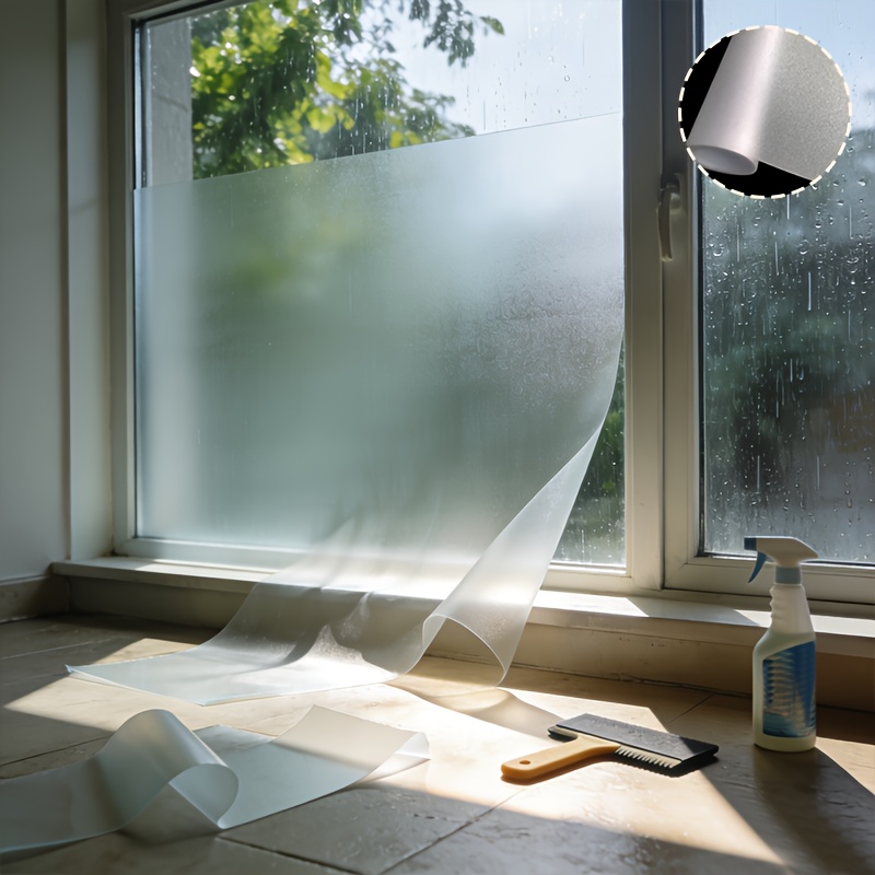 Home Security For Windows - Matte Frosted Privacy Window Film Static