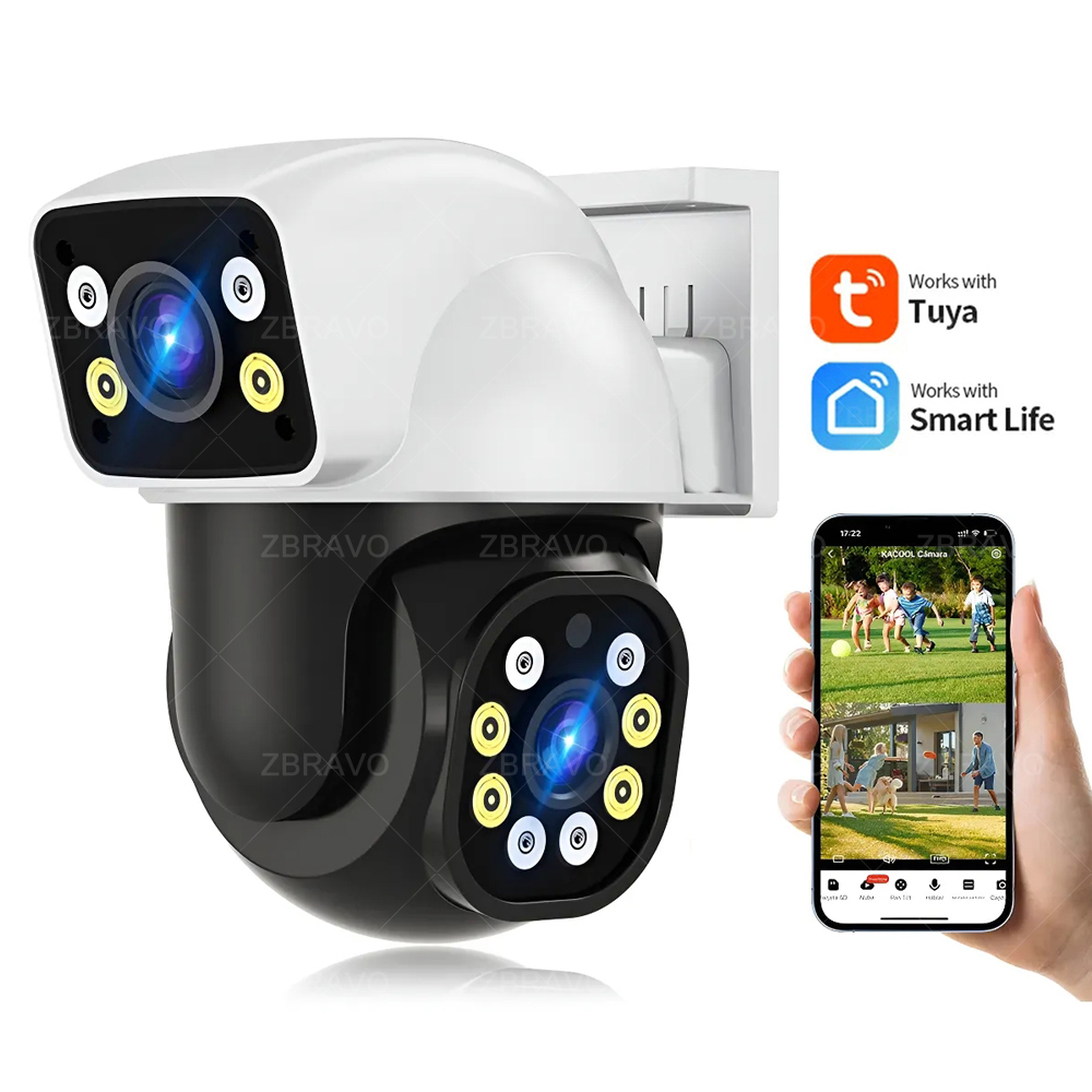 Home Security Outdoor - Smartlife 8MP WiFi Tuya Outdoor Camera