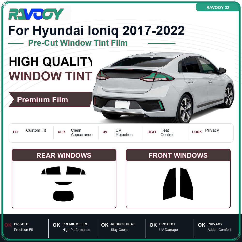 Home Security For Windows - Premium Pre-Cut Window Tint For Hyundai