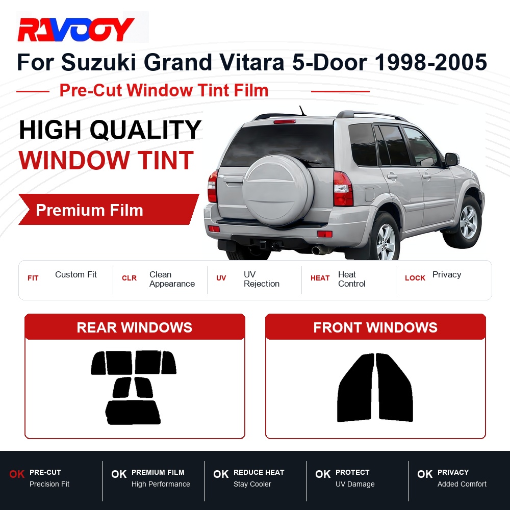 Home Security For Windows - Premium Pre-Cut Window Tint For Suzuki