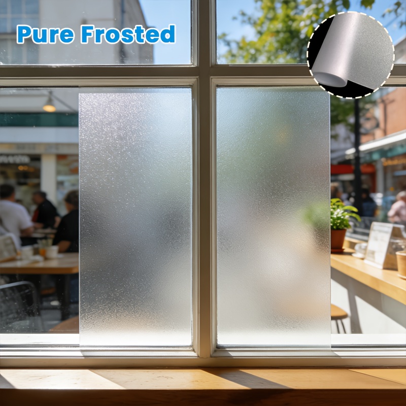 Matte Frosted Privacy Window F - Home Security For Windows ulasan dan harga
