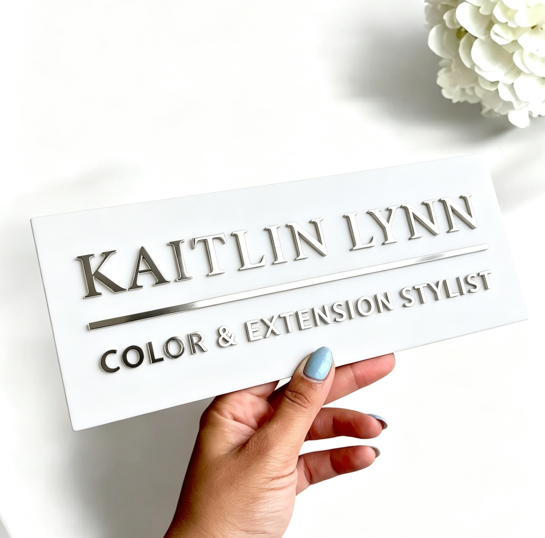 Custom Acrylic Door Sign 3D La - Home Security Laser ulasan dan harga