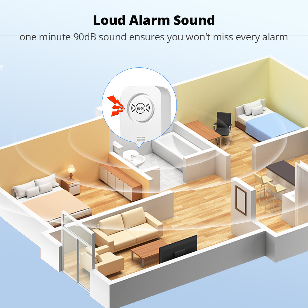 KERUI Wireless Water Sensor 90 - Home Security Outdoor ulasan dan harga