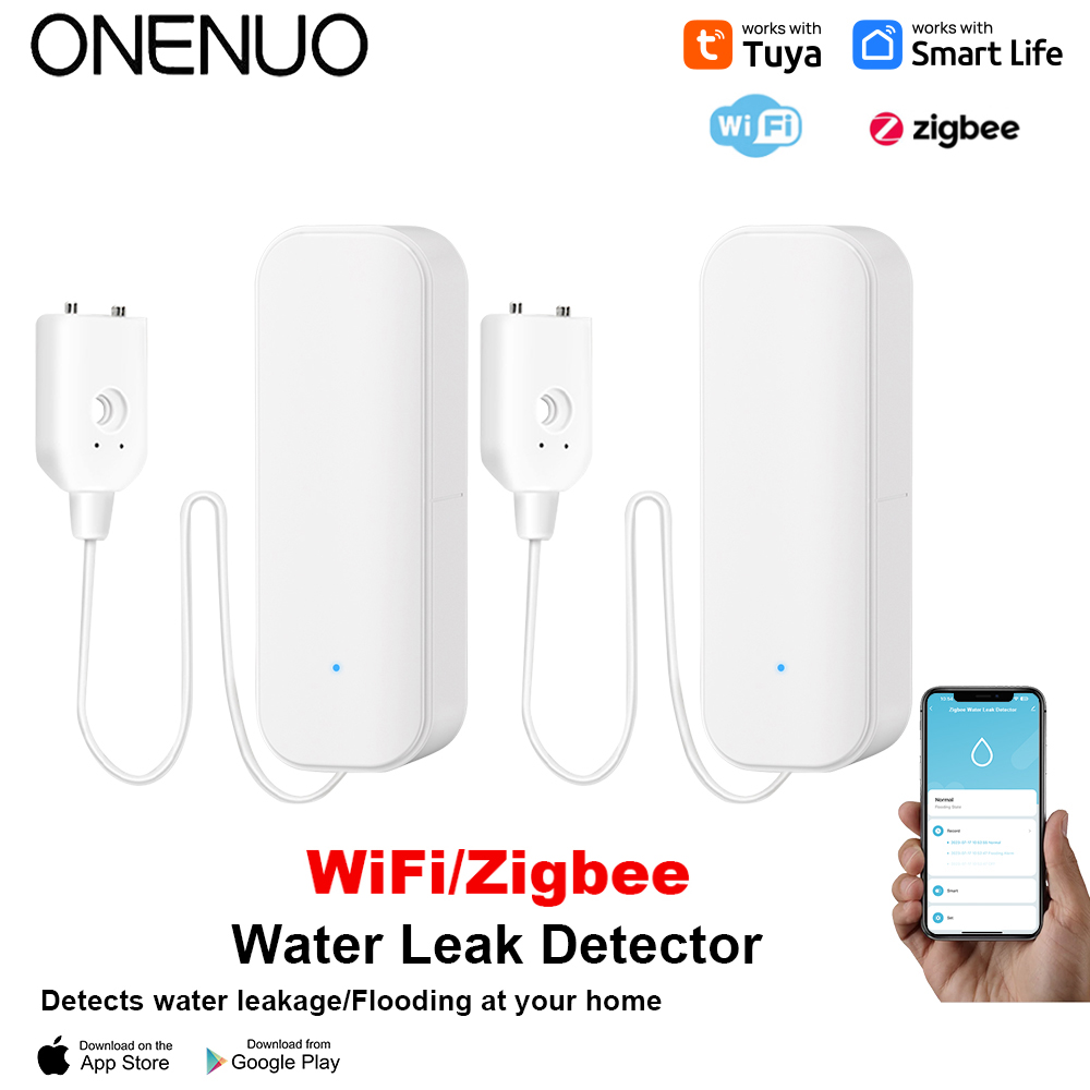 WiFi/Zigbee Water Sensor Tuya  - Home Security Outdoor ulasan dan harga