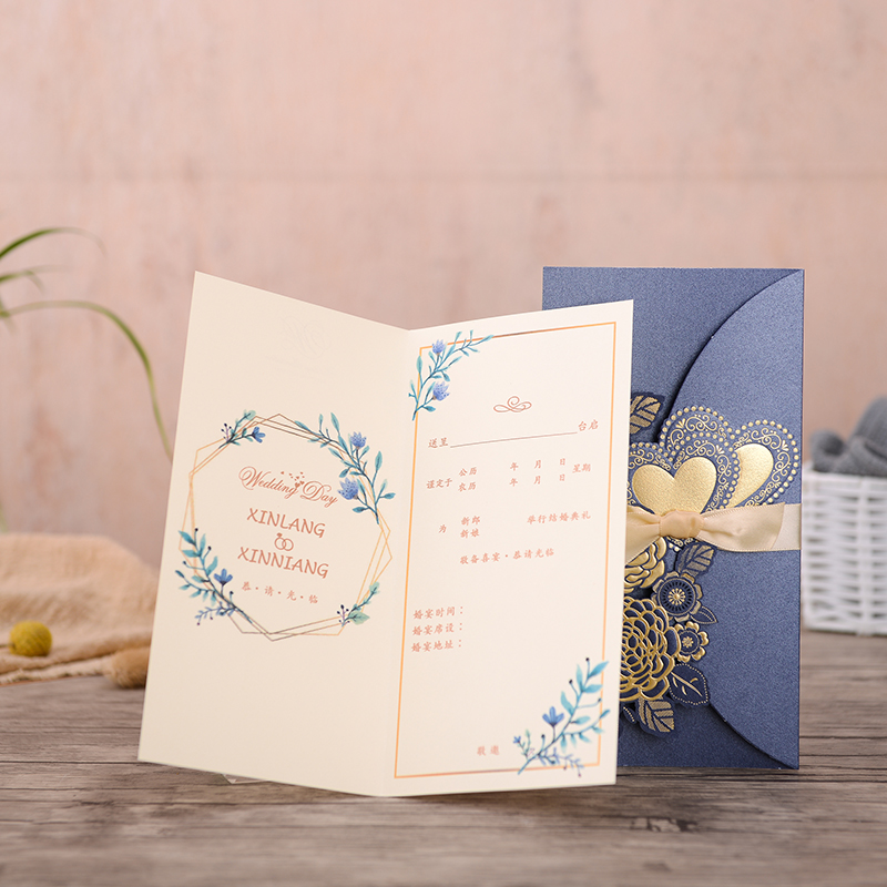 5/10Pcs Laser Cut Wedding Invi - Home Security Laser ulasan dan harga