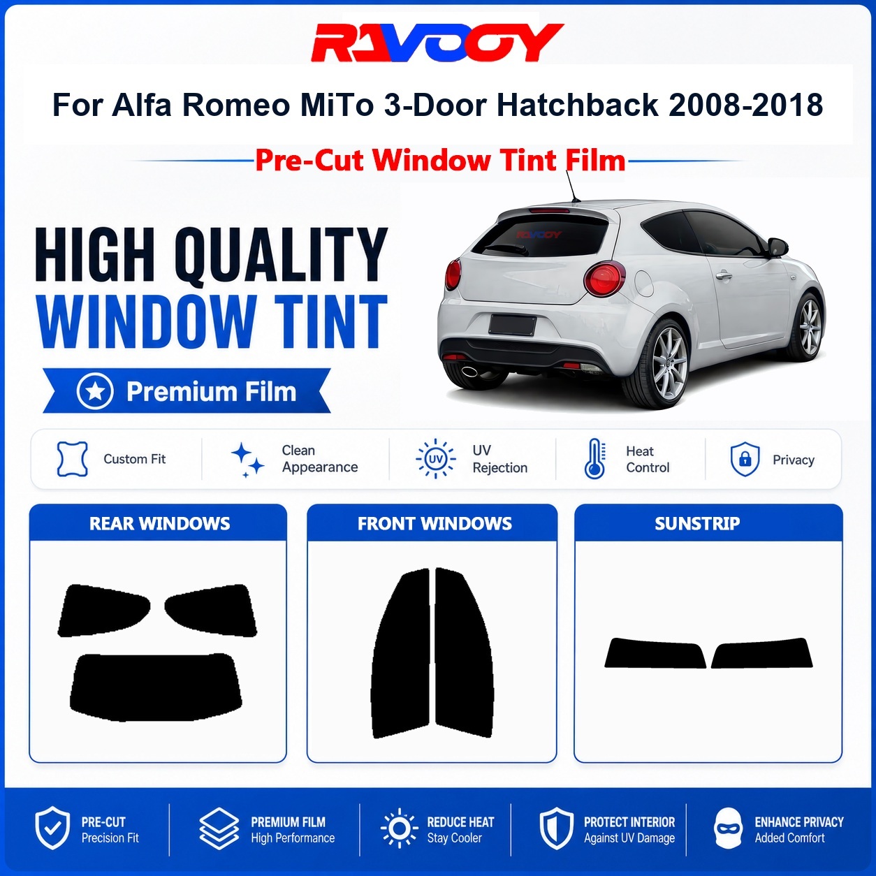 Premium Pre-Cut Window Tint Fo - Home Security For Windows ulasan dan harga