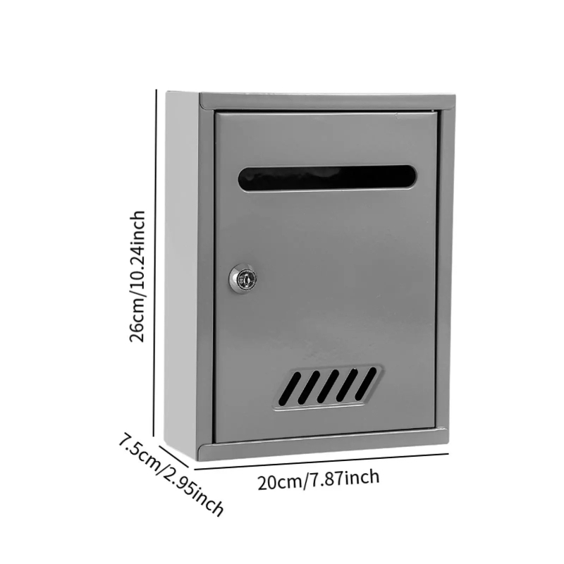 Wall‑Mounted Lockable Mail Rec - Home Security Number ulasan dan harga