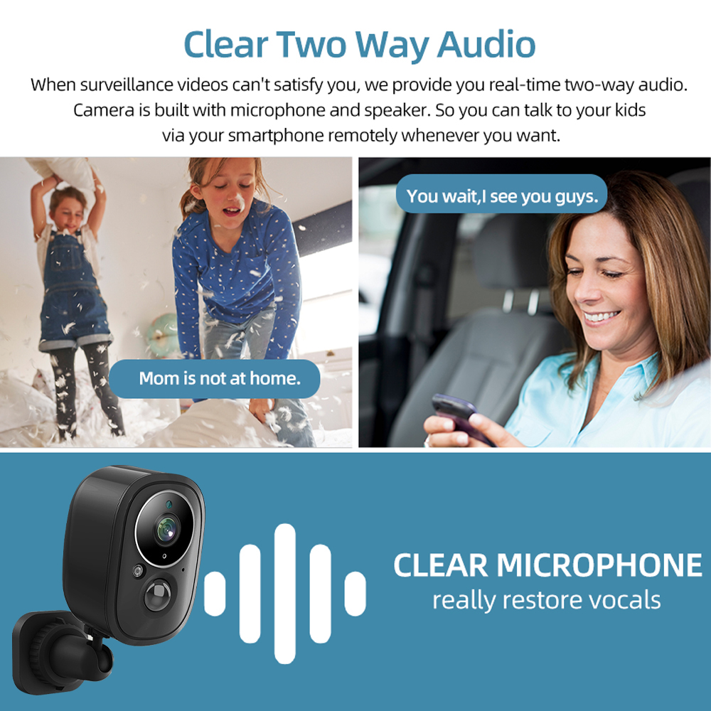 5MP Smart Life Solar Wifi IP C - Home Yard Security Cameras ulasan dan harga