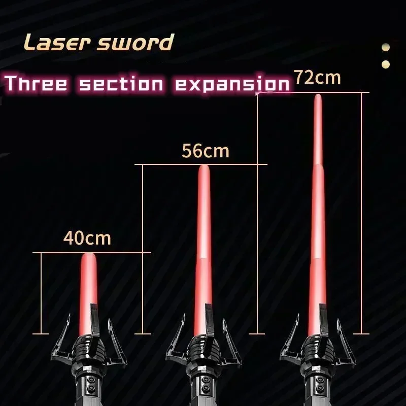 80cm RGB Telescopic Lightsaber - Home Security Laser ulasan dan harga