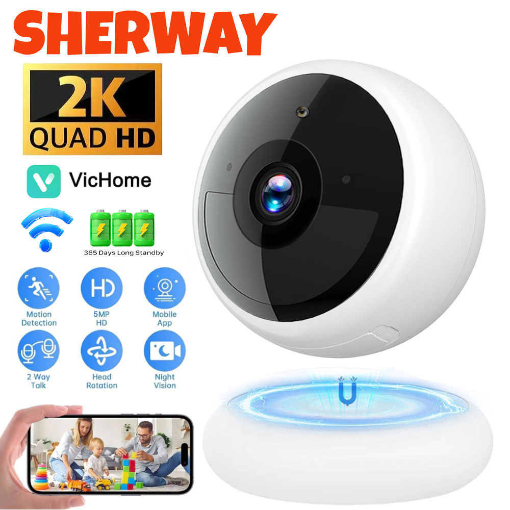 2K Wifi Magnetic Battery Secur - Home Security Kamera ulasan dan harga