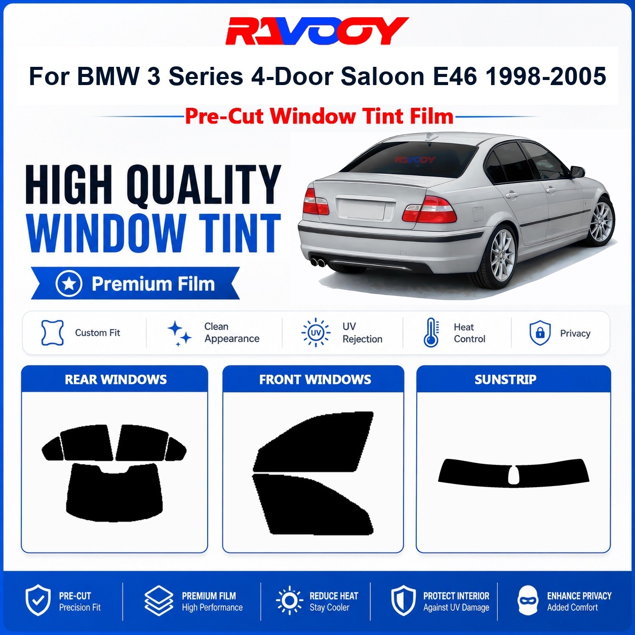 Premium Pre-Cut Window Tint Fo - Home Security For Windows ulasan dan harga
