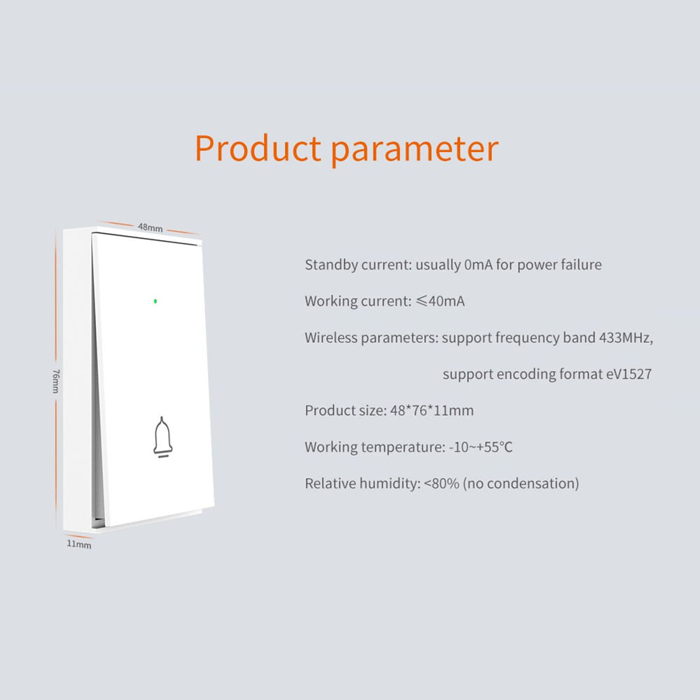 Staniot B100 Wireless Door Bel - Home Security Bell ulasan dan harga