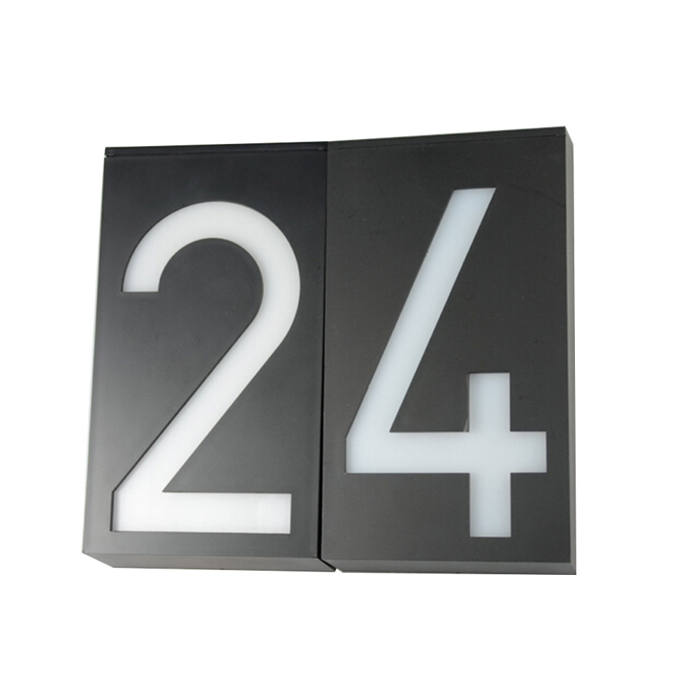 6 Leds Solar Number Doorplate  - Home Security Number ulasan dan harga