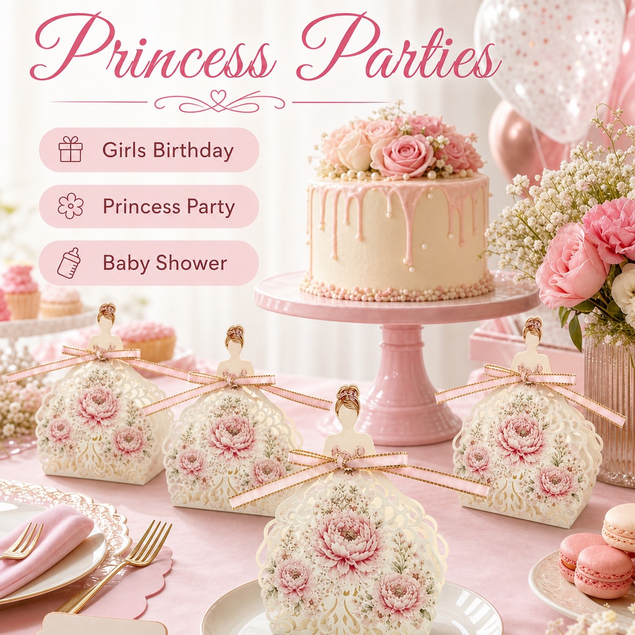 10 Sets DIY European Princess  - Home Security Laser ulasan dan harga