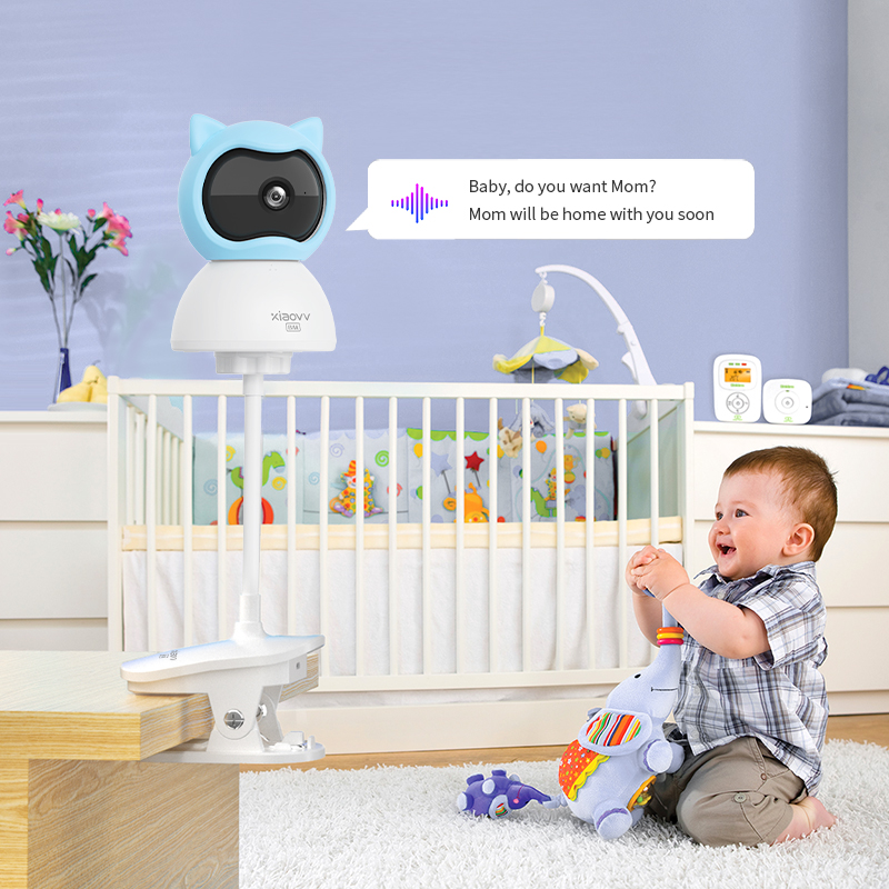 4MP WiFi Xiaovv Indoor Baby Mo - Home Security Kamera ulasan dan harga