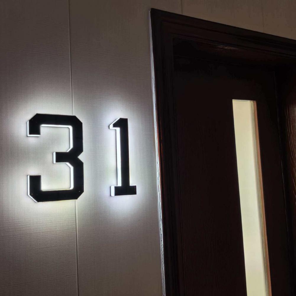 Solar Powered House Number Sig - Home Security Number ulasan dan harga