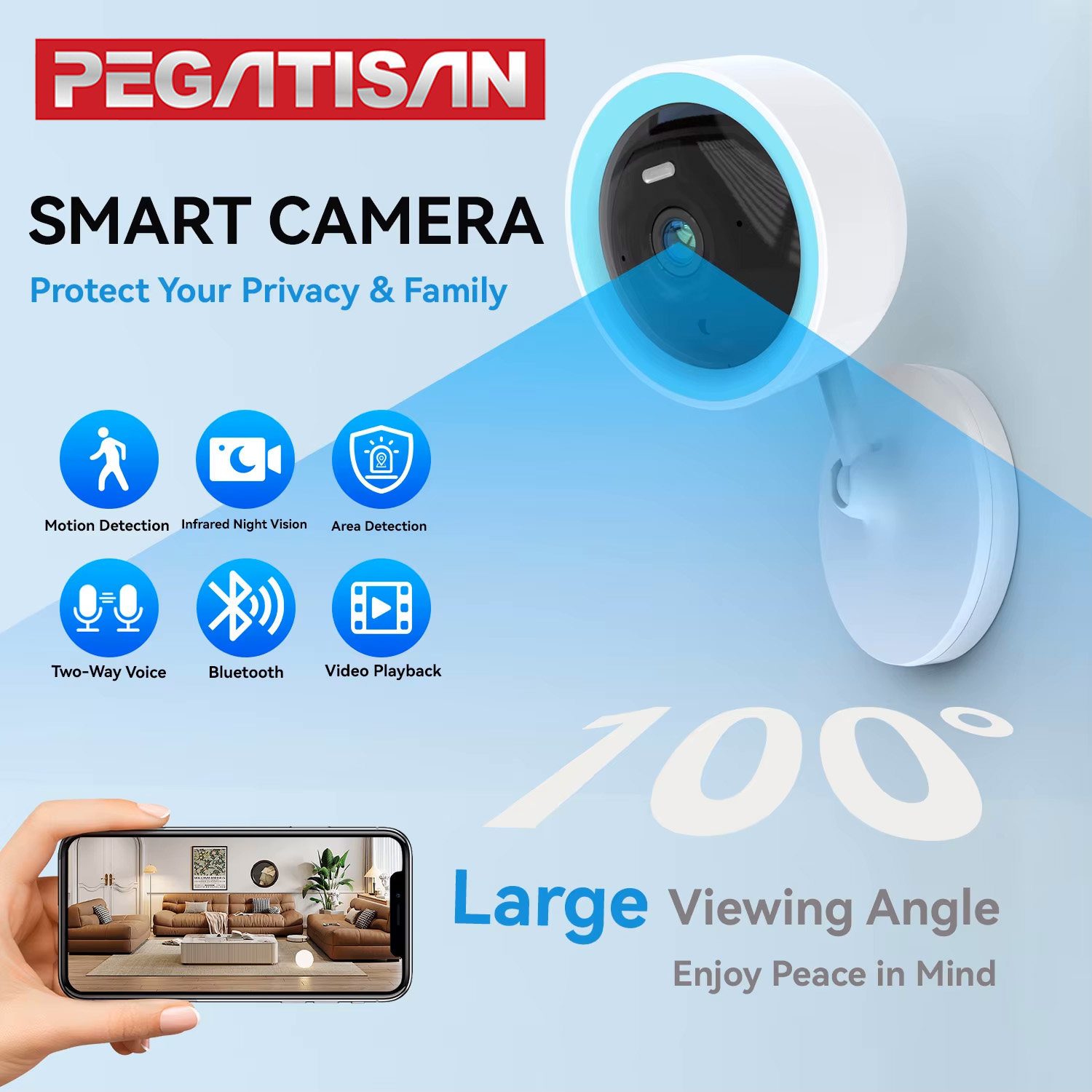 PEGATAH Tuya Smart 5MP HD Indo - Home Security Kamera ulasan dan harga