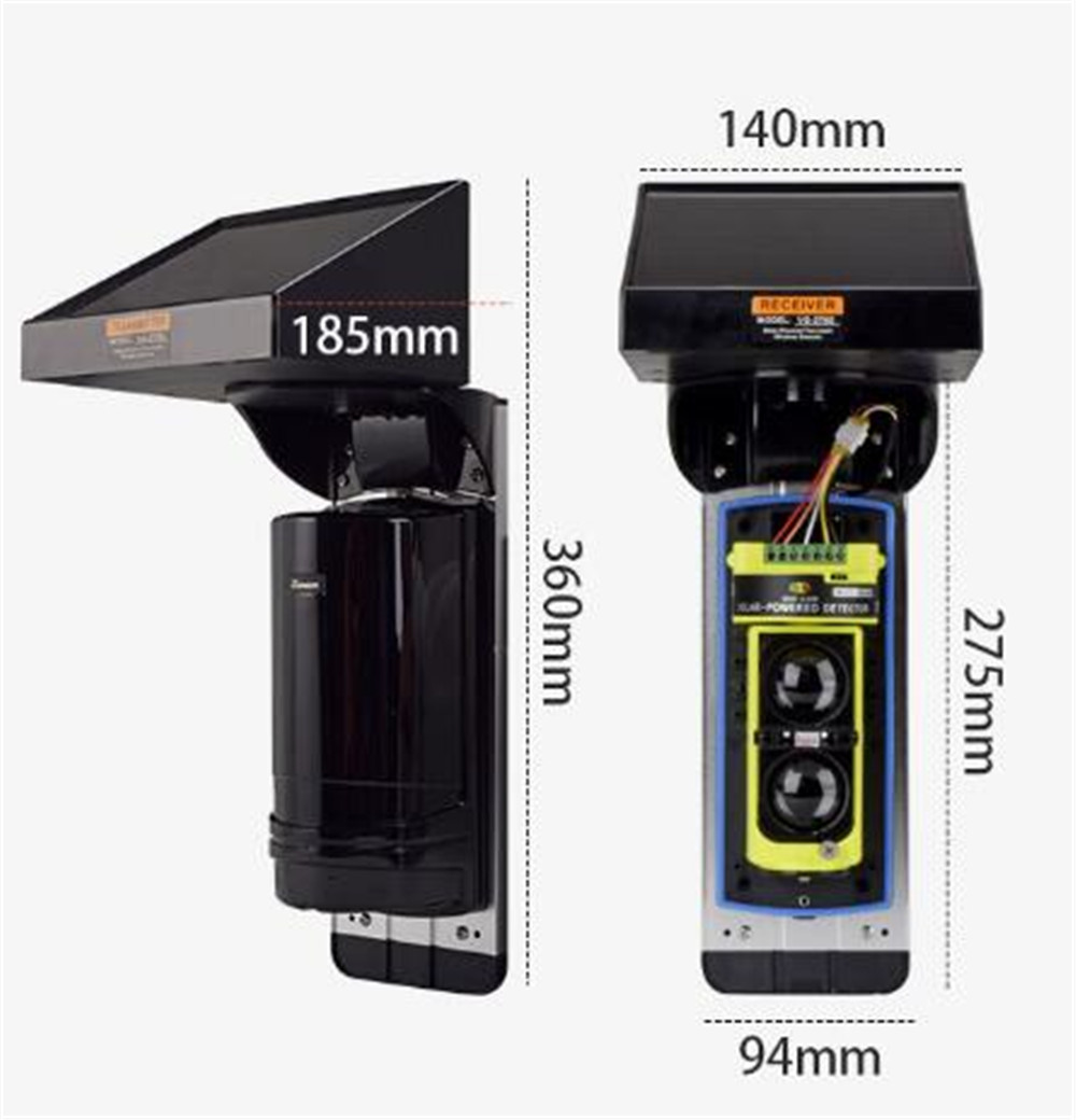 433mhz Wireless Solar Outdoor  - Home Security Outdoor ulasan dan harga