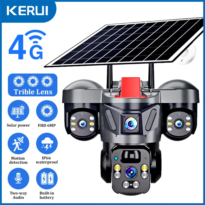 KERUI V380 Pro Outdoor PTZ 6MP - Home Security Kamera ulasan dan harga