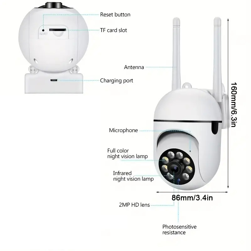 Wifi Camera 4K HD Mini Camera  - Home Security Premium Eset ulasan dan harga