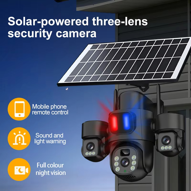 WIFI Solar PTZ Camera Outdoor  - Home Yard Security Cameras ulasan dan harga