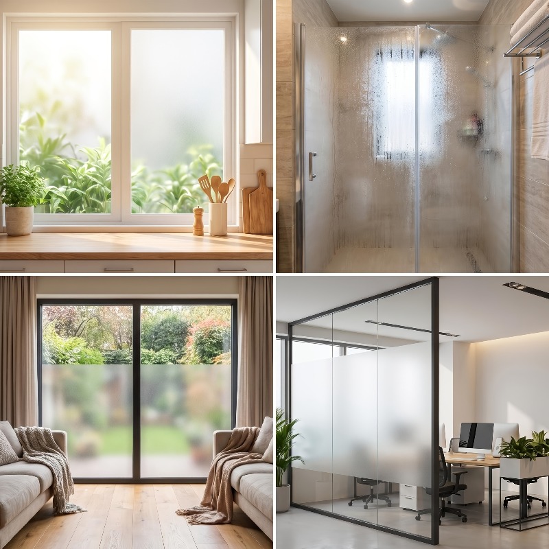 Pure White Frosted Privacy Win - Home Security For Windows ulasan dan harga