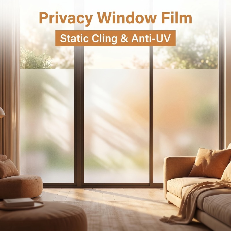 Pure White Frosted Privacy Win - Home Security For Windows ulasan dan harga