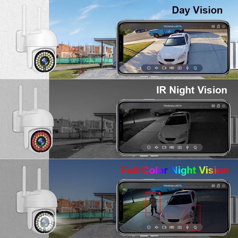 Smar 3MP Wireless CCTV Securit - Home Security Kamera ulasan dan harga