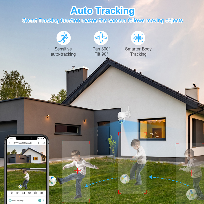 Smar 3MP Wireless CCTV Securit - Home Security Kamera ulasan dan harga