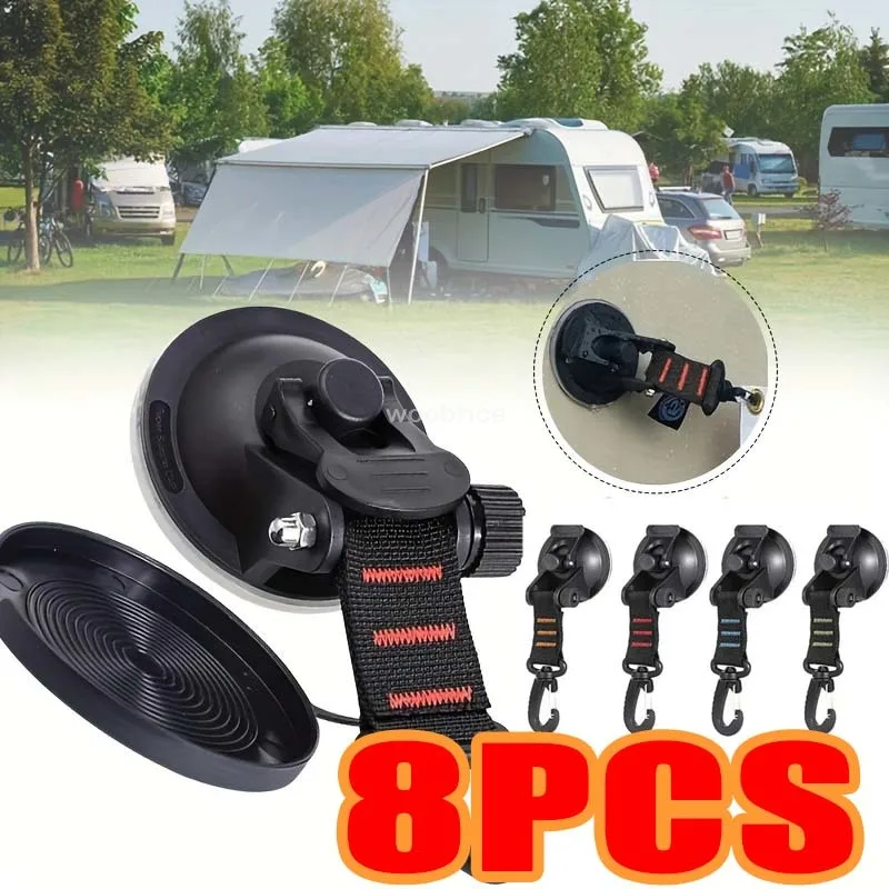1/8 Pcs Car Tent Suction Cups  - Home Security Outdoor ulasan dan harga