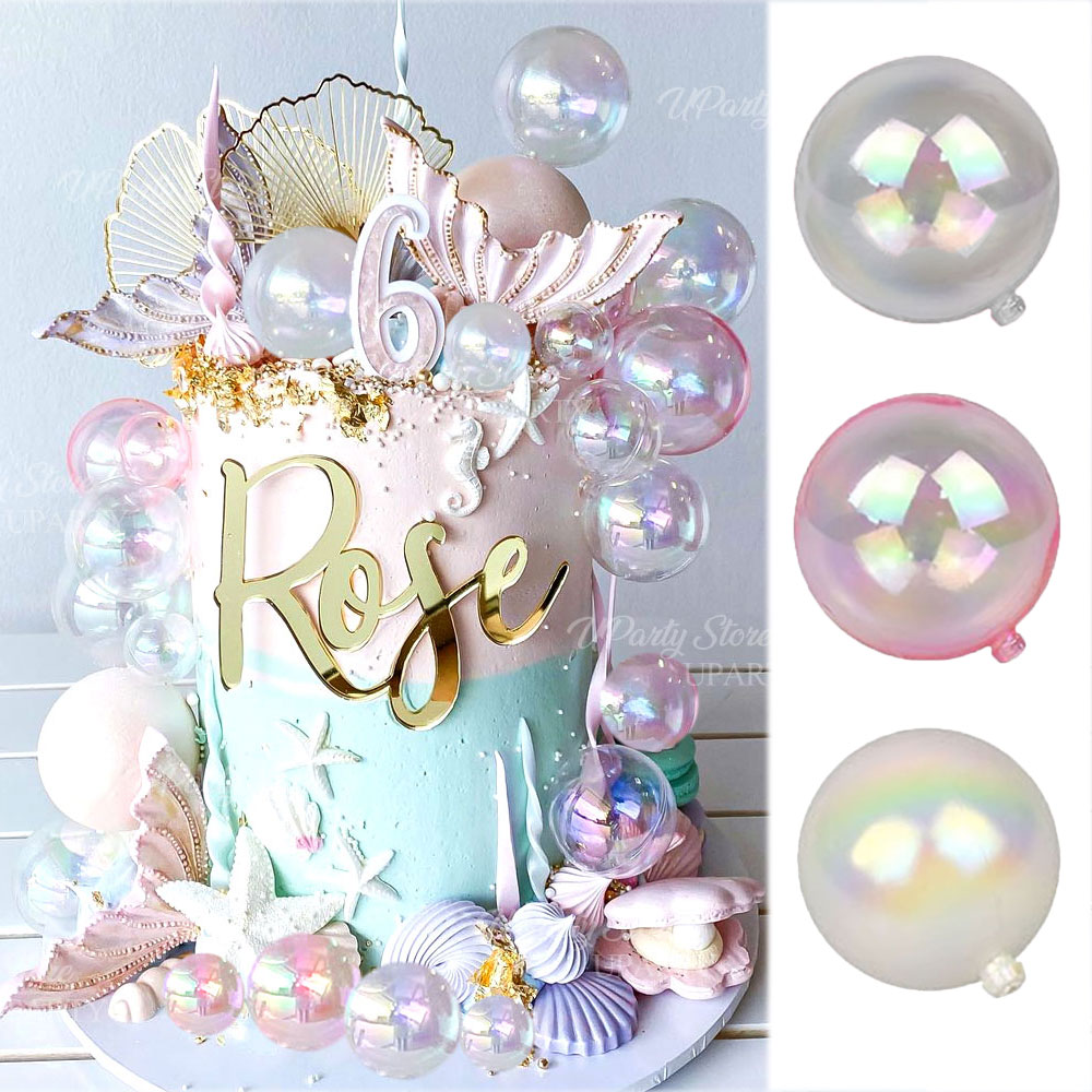 10/50pcs Iridescent Balls Cake - Home Security Laser ulasan dan harga